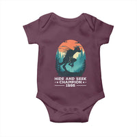 Chupacabra Baby Onesie Gothic Humor Hide And Seek Champion Gift - Wonder Print Shop