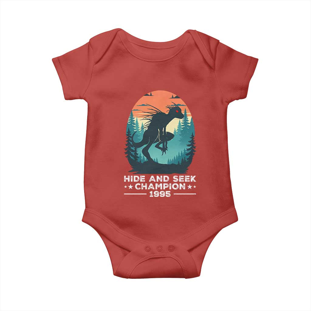 Chupacabra Baby Onesie Gothic Humor Hide And Seek Champion Gift - Wonder Print Shop