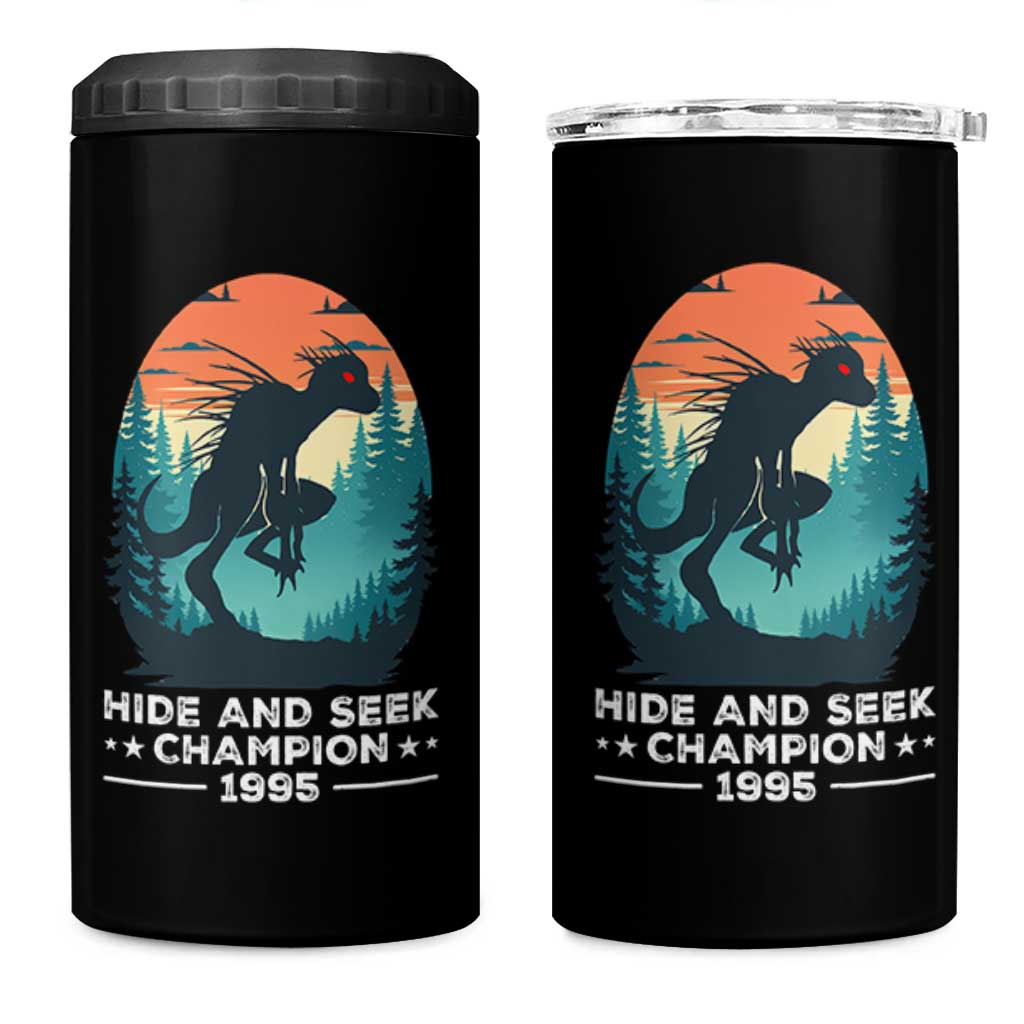 Chupacabra 4 in 1 Can Cooler Tumbler Gothic Humor Hide And Seek Champion Gift