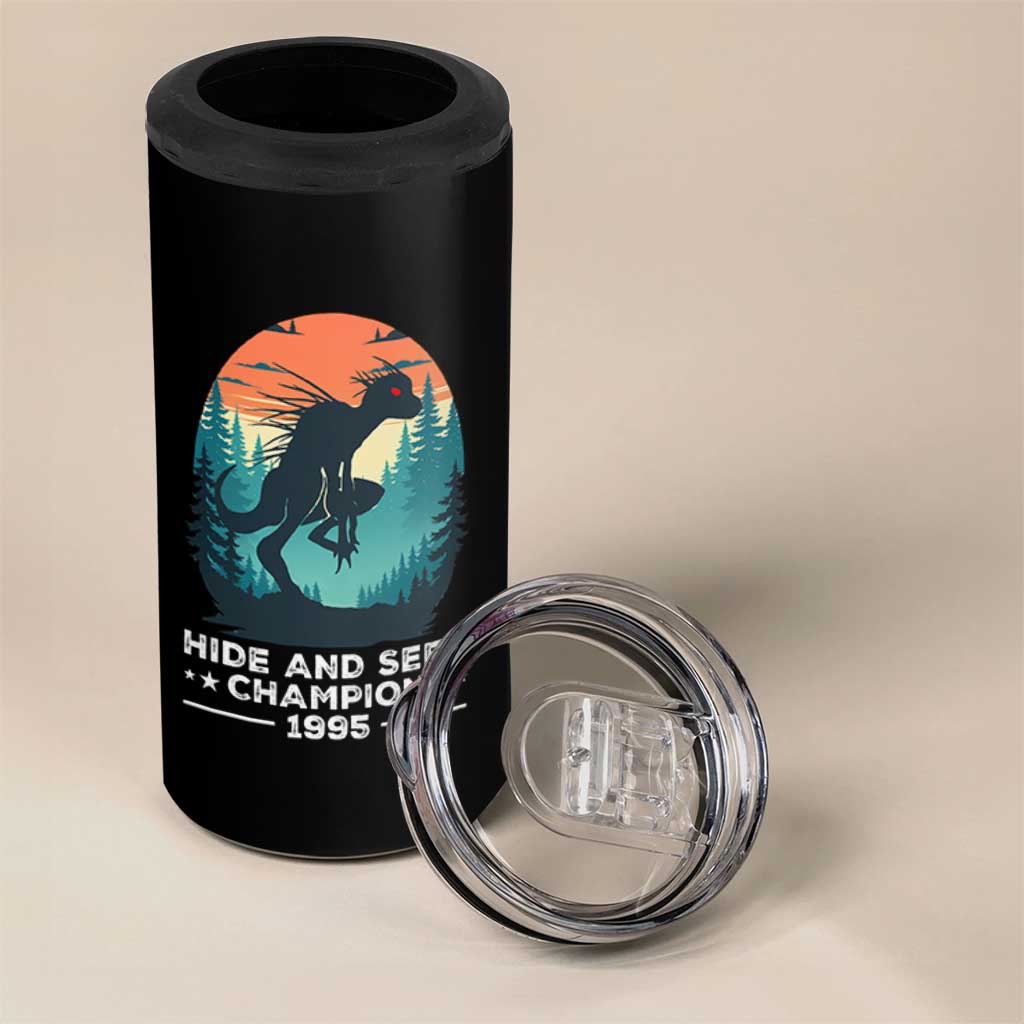 Chupacabra 4 in 1 Can Cooler Tumbler Gothic Humor Hide And Seek Champion Gift