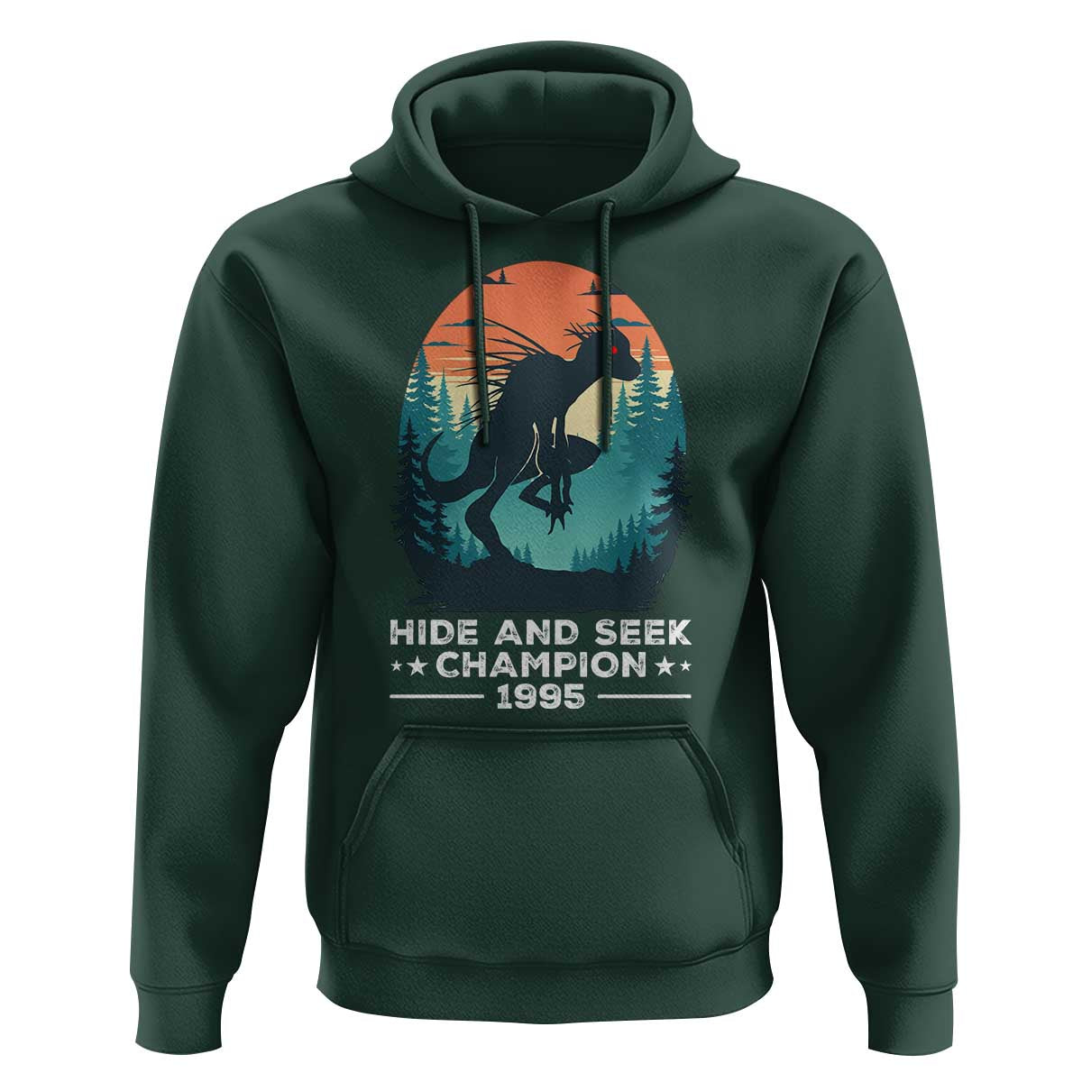 Chupacabra Hoodie Gothic Humor Hide And Seek Champion Gift - Wonder Print Shop