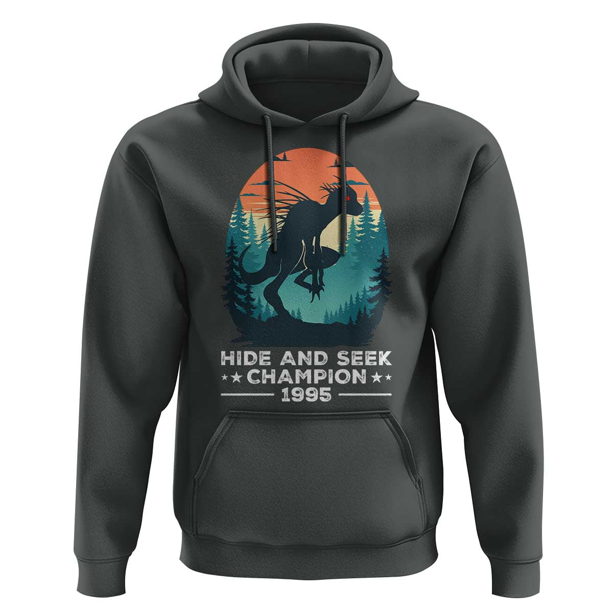 Chupacabra Hoodie Gothic Humor Hide And Seek Champion Gift - Wonder Print Shop