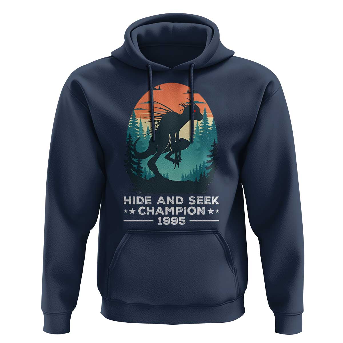 Chupacabra Hoodie Gothic Humor Hide And Seek Champion Gift - Wonder Print Shop