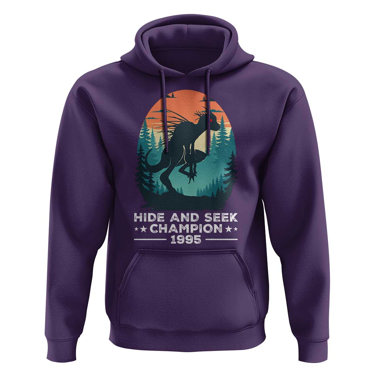 Chupacabra Hoodie Gothic Humor Hide And Seek Champion Gift - Wonder Print Shop