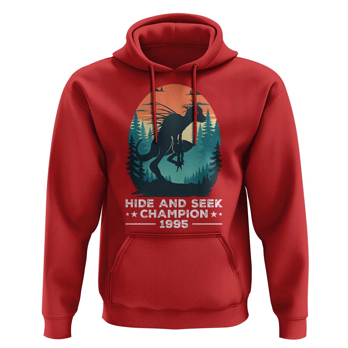Chupacabra Hoodie Gothic Humor Hide And Seek Champion Gift - Wonder Print Shop