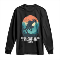Chupacabra Long Sleeve Shirt Gothic Humor Hide And Seek Champion Gift - Wonder Print Shop