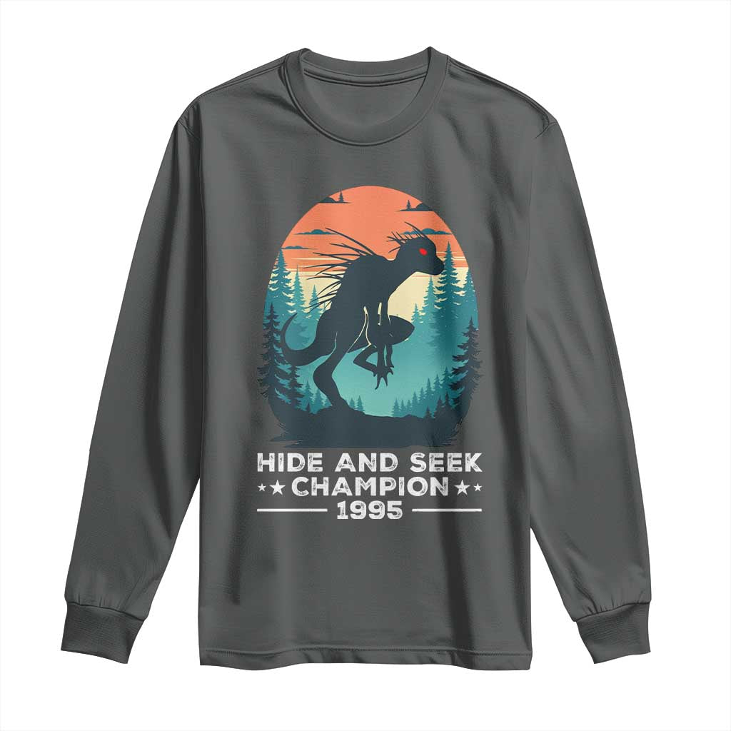 Chupacabra Long Sleeve Shirt Gothic Humor Hide And Seek Champion Gift - Wonder Print Shop