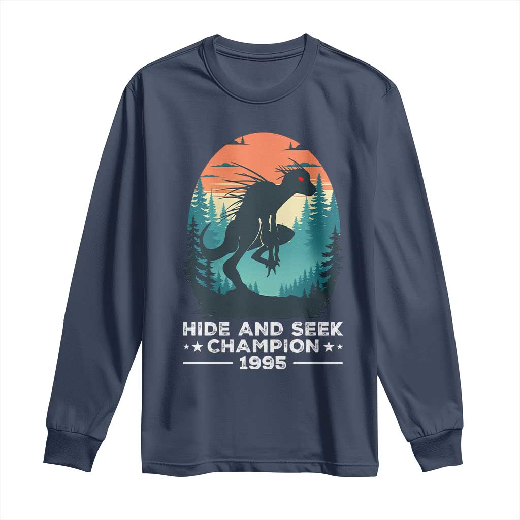 Chupacabra Long Sleeve Shirt Gothic Humor Hide And Seek Champion Gift - Wonder Print Shop