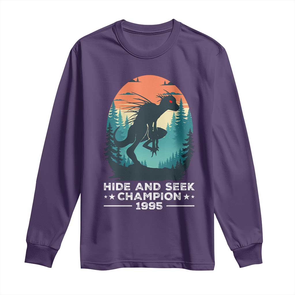 Chupacabra Long Sleeve Shirt Gothic Humor Hide And Seek Champion Gift - Wonder Print Shop
