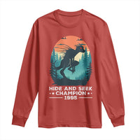 Chupacabra Long Sleeve Shirt Gothic Humor Hide And Seek Champion Gift - Wonder Print Shop