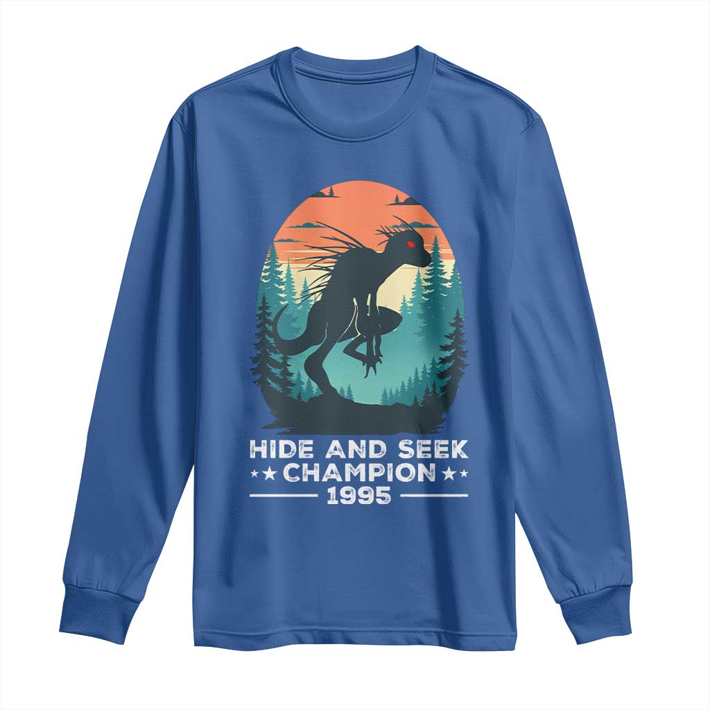 Chupacabra Long Sleeve Shirt Gothic Humor Hide And Seek Champion Gift - Wonder Print Shop