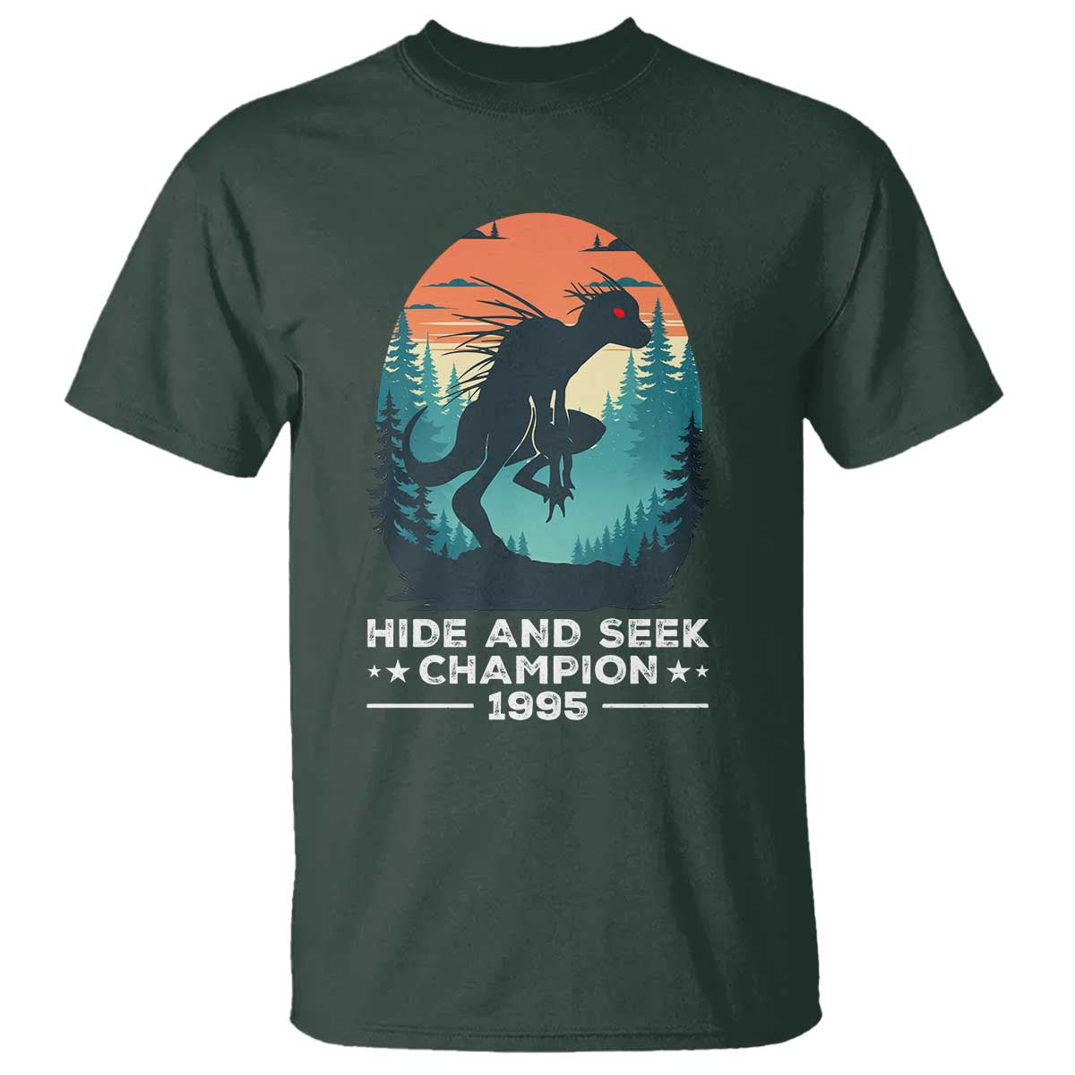 Chupacabra T Shirt Gothic Humor Hide And Seek Champion Gift - Wonder Print Shop