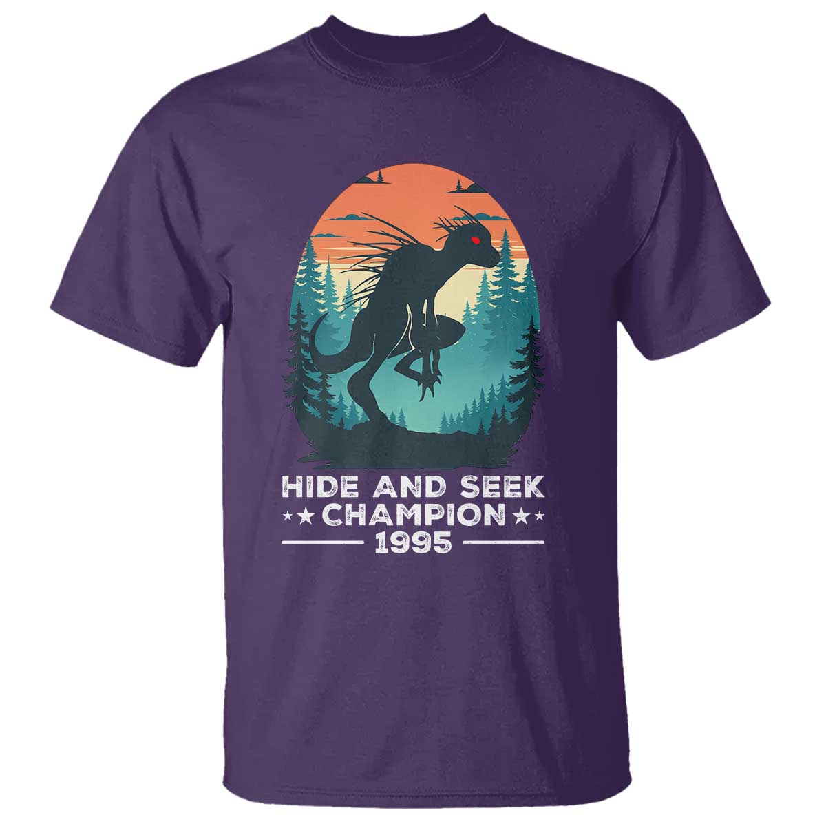 Chupacabra T Shirt Gothic Humor Hide And Seek Champion Gift - Wonder Print Shop