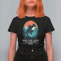 Chupacabra T Shirt For Women Gothic Humor Hide And Seek Champion Gift - Wonder Print Shop