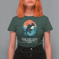 Chupacabra T Shirt For Women Gothic Humor Hide And Seek Champion Gift - Wonder Print Shop
