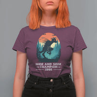 Chupacabra T Shirt For Women Gothic Humor Hide And Seek Champion Gift - Wonder Print Shop