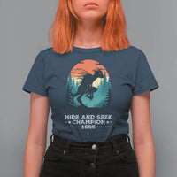 Chupacabra T Shirt For Women Gothic Humor Hide And Seek Champion Gift - Wonder Print Shop