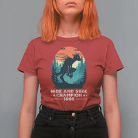 Chupacabra T Shirt For Women Gothic Humor Hide And Seek Champion Gift - Wonder Print Shop