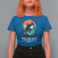 Chupacabra T Shirt For Women Gothic Humor Hide And Seek Champion Gift - Wonder Print Shop