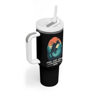Chupacabra Tumbler With Handle Gothic Humor Hide And Seek Champion Gift