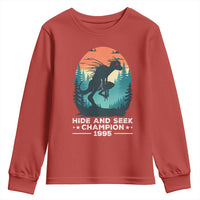 Chupacabra Youth Sweatshirt Gothic Humor Hide And Seek Champion Gift - Wonder Print Shop