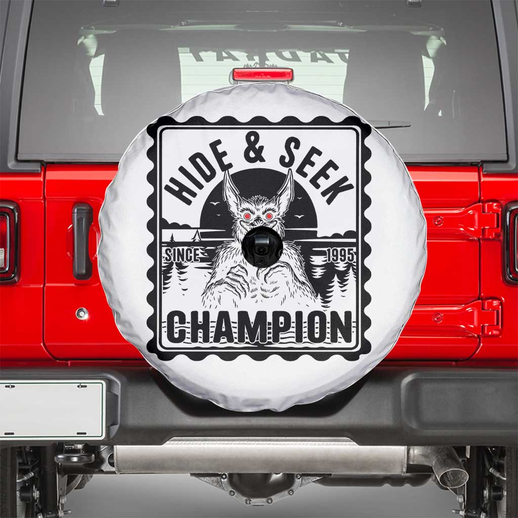 Chupacabra Hide And Seek Champion Since 1995 Spare Tire Cover Cryptid Gift - Wonder Print Shop
