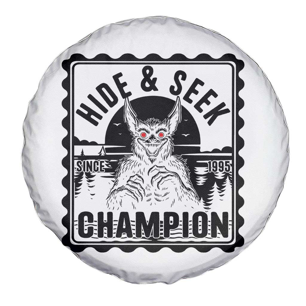 Chupacabra Hide And Seek Champion Since 1995 Spare Tire Cover Cryptid Gift - Wonder Print Shop