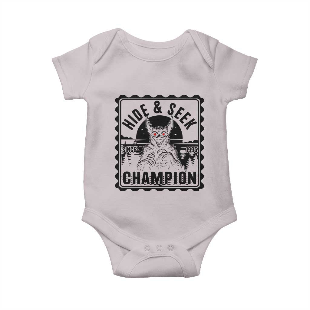 Chupacabra Hide And Seek Champion Since 1995 Baby Onesie Cryptid Gift - Wonder Print Shop