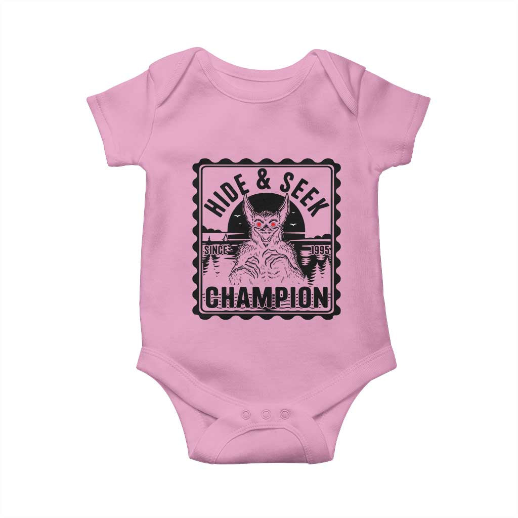 Chupacabra Hide And Seek Champion Since 1995 Baby Onesie Cryptid Gift - Wonder Print Shop