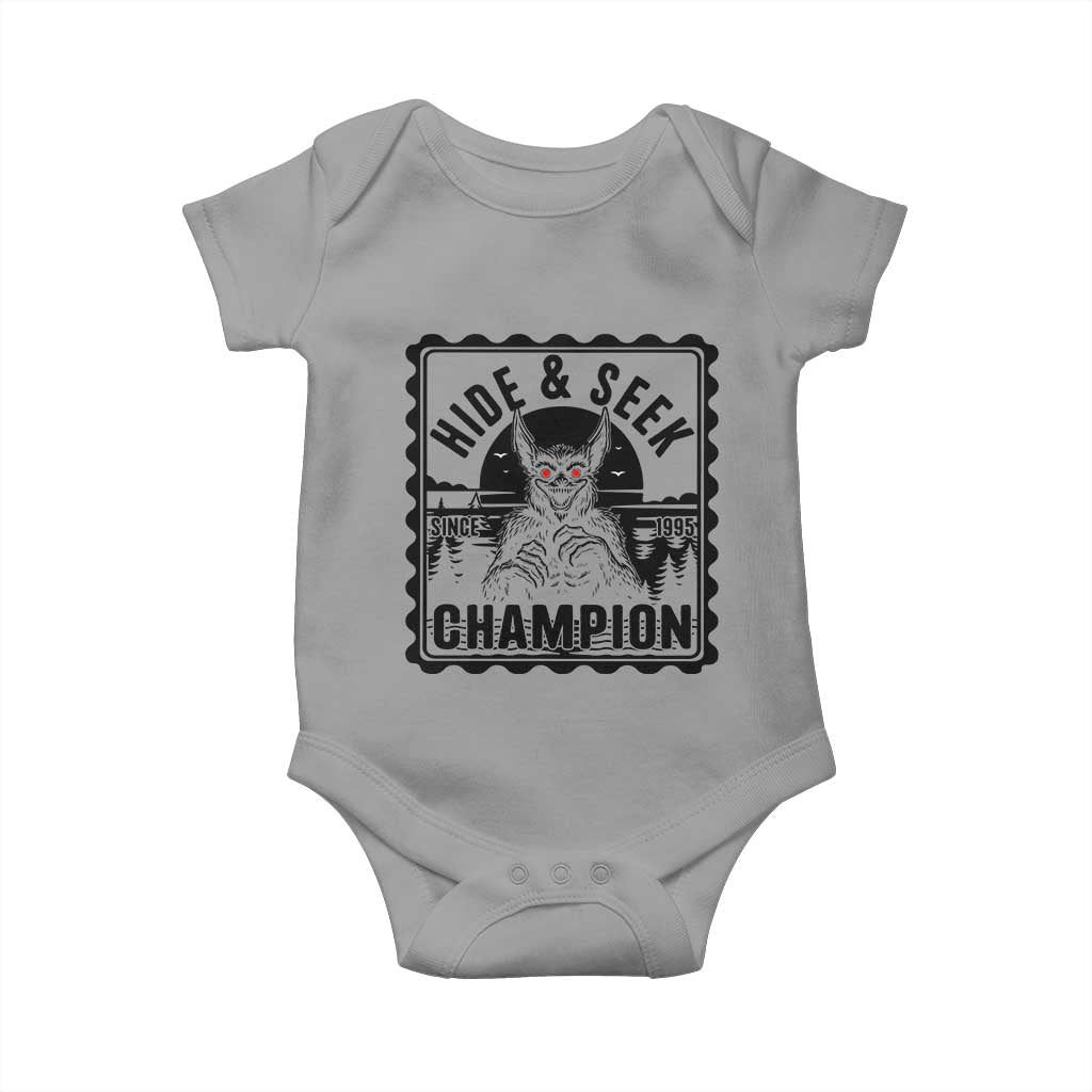 Chupacabra Hide And Seek Champion Since 1995 Baby Onesie Cryptid Gift - Wonder Print Shop