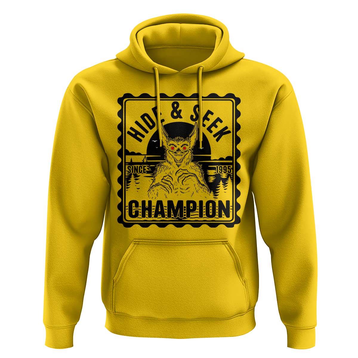 Chupacabra Hide And Seek Champion Since 1995 Hoodie Cryptid Gift - Wonder Print Shop