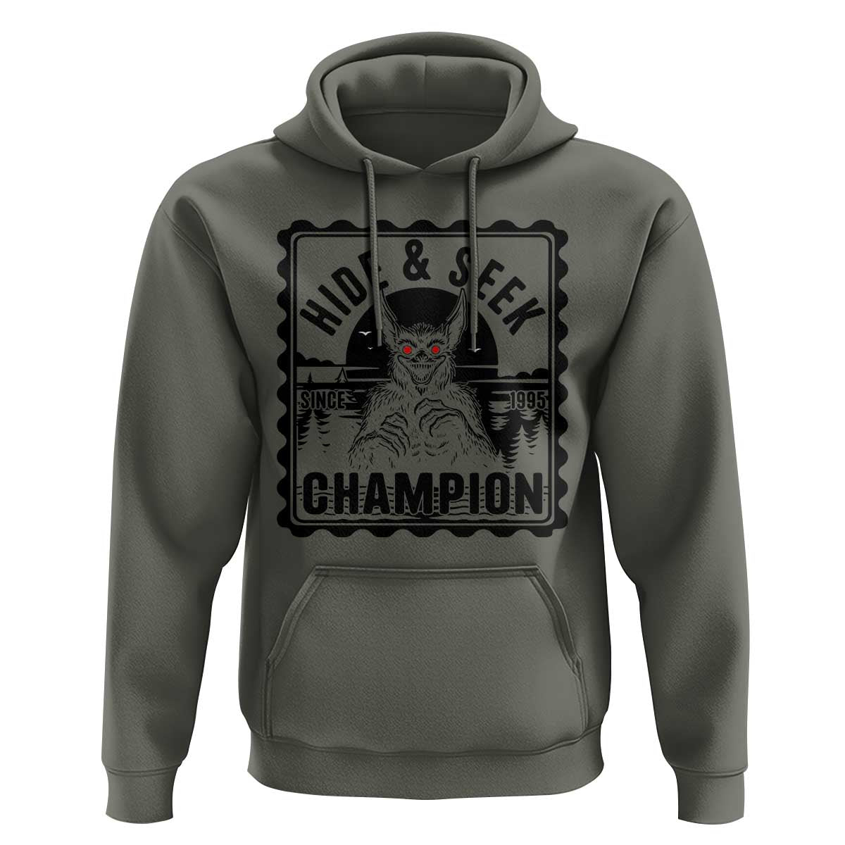 Chupacabra Hide And Seek Champion Since 1995 Hoodie Cryptid Gift - Wonder Print Shop
