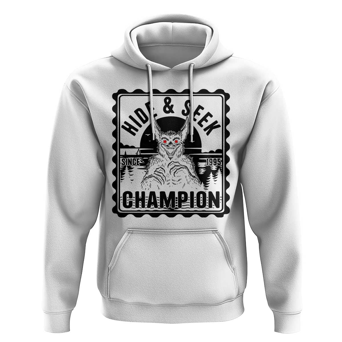 Chupacabra Hide And Seek Champion Since 1995 Hoodie Cryptid Gift - Wonder Print Shop