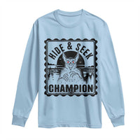 Chupacabra Hide And Seek Champion Since 1995 Long Sleeve Shirt Cryptid Gift - Wonder Print Shop