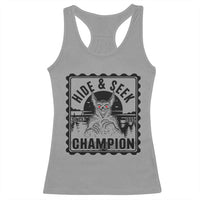 Chupacabra Hide And Seek Champion Since 1995 Racerback Tank Top Cryptid Gift - Wonder Print Shop