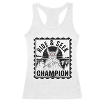 Chupacabra Hide And Seek Champion Since 1995 Racerback Tank Top Cryptid Gift - Wonder Print Shop