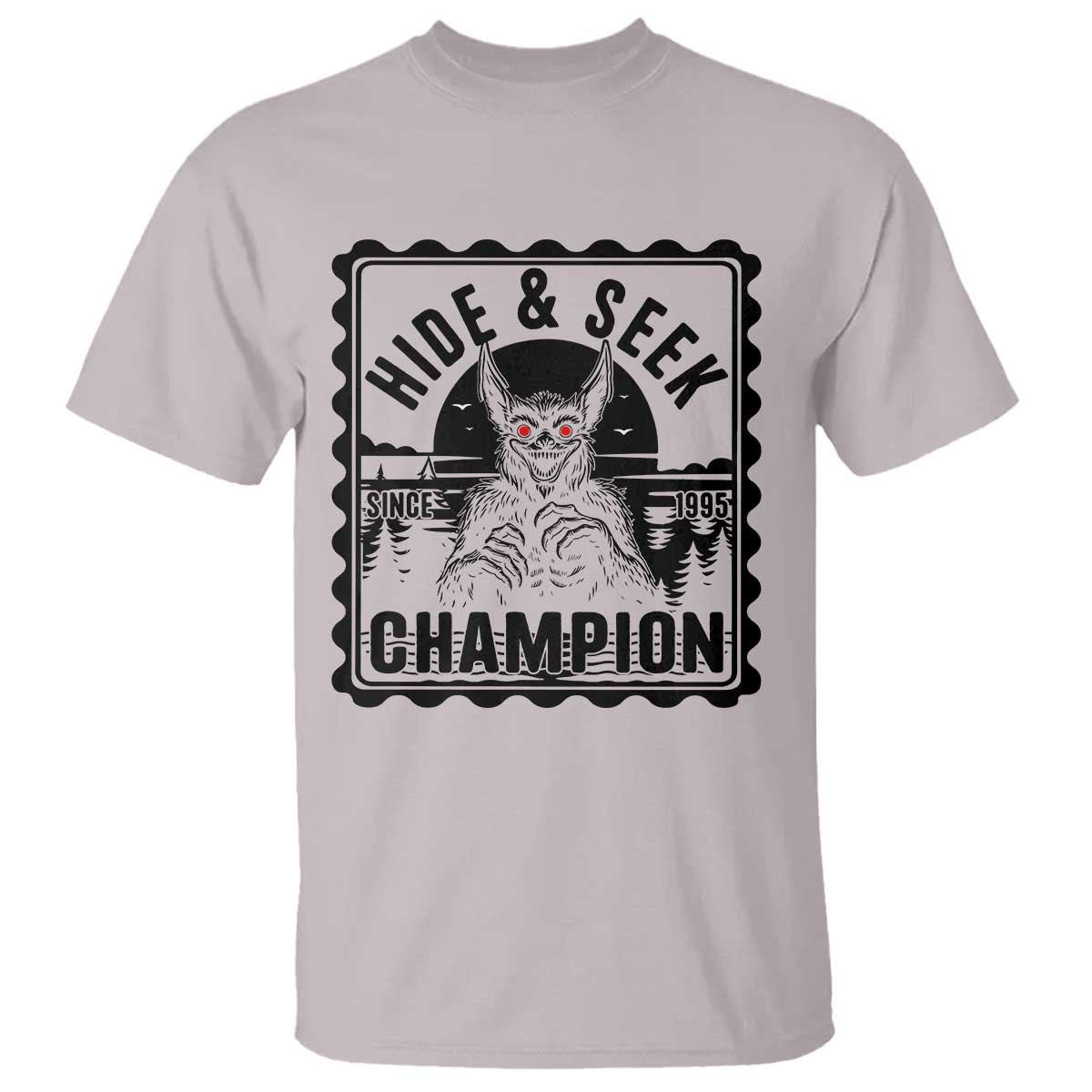 Chupacabra Hide And Seek Champion Since 1995 T Shirt Cryptid Gift - Wonder Print Shop