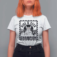 Chupacabra Hide And Seek Champion Since 1995 T Shirt For Women Cryptid Gift - Wonder Print Shop