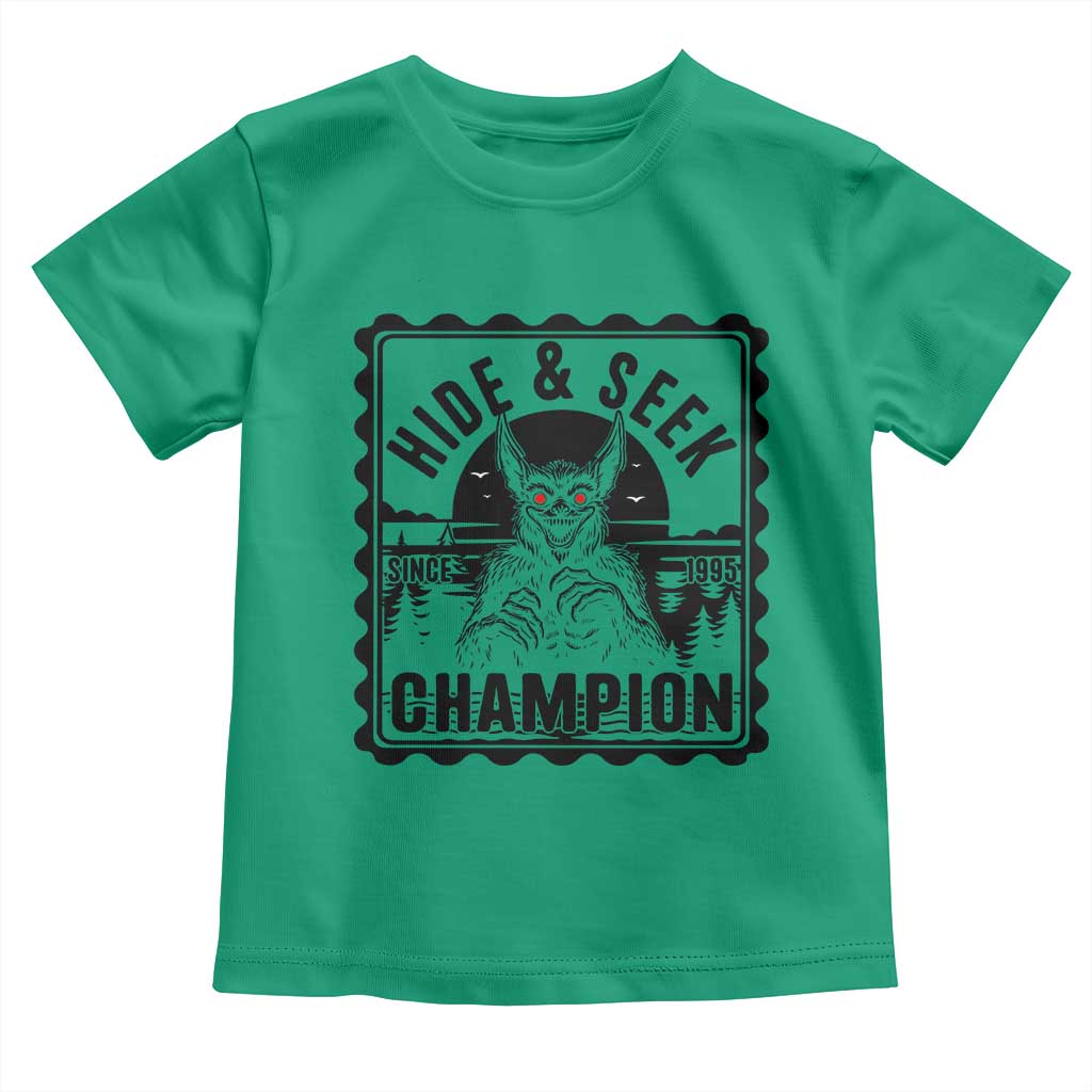Chupacabra Hide And Seek Champion Since 1995 Toddler T Shirt Cryptid Gift - Wonder Print Shop