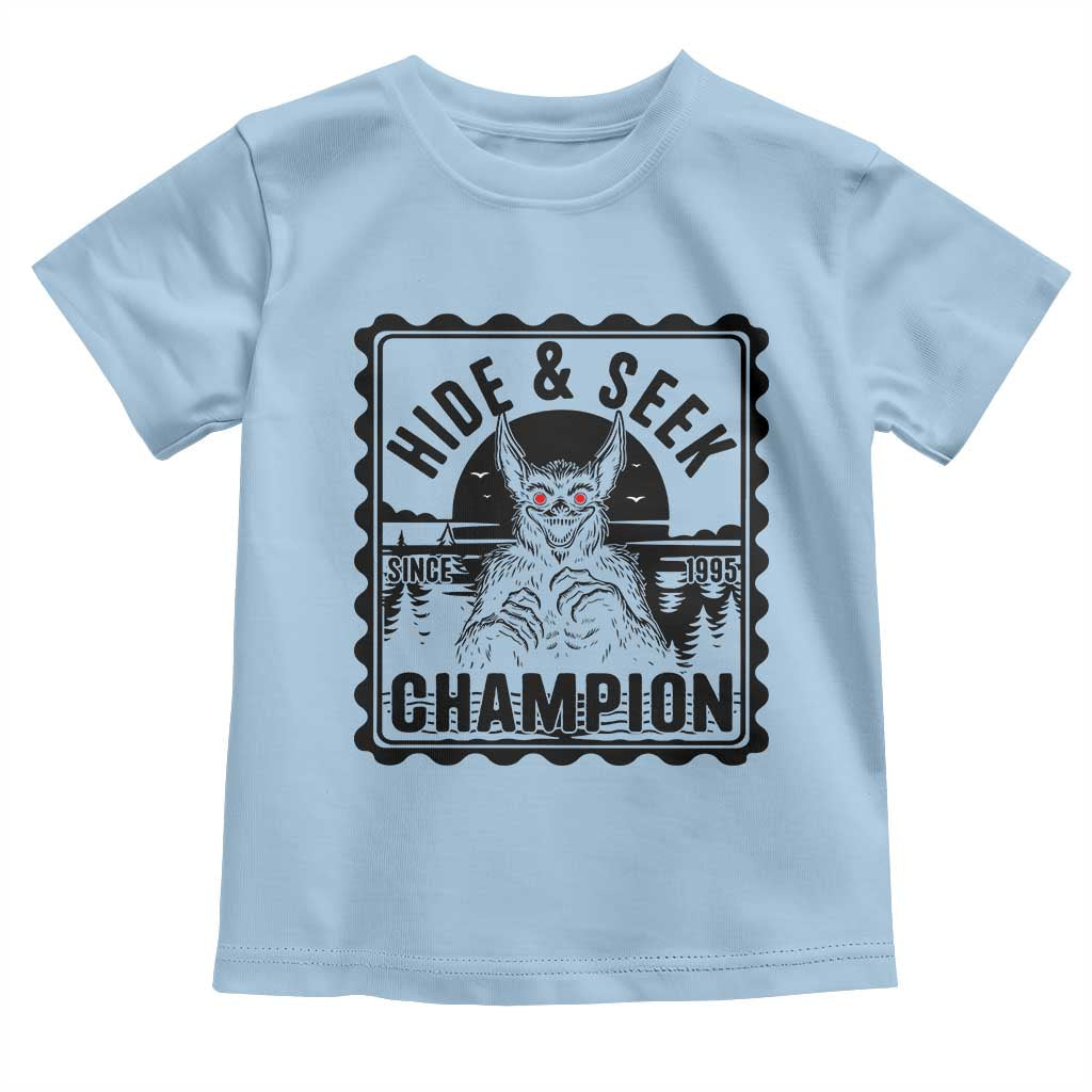 Chupacabra Hide And Seek Champion Since 1995 Toddler T Shirt Cryptid Gift - Wonder Print Shop