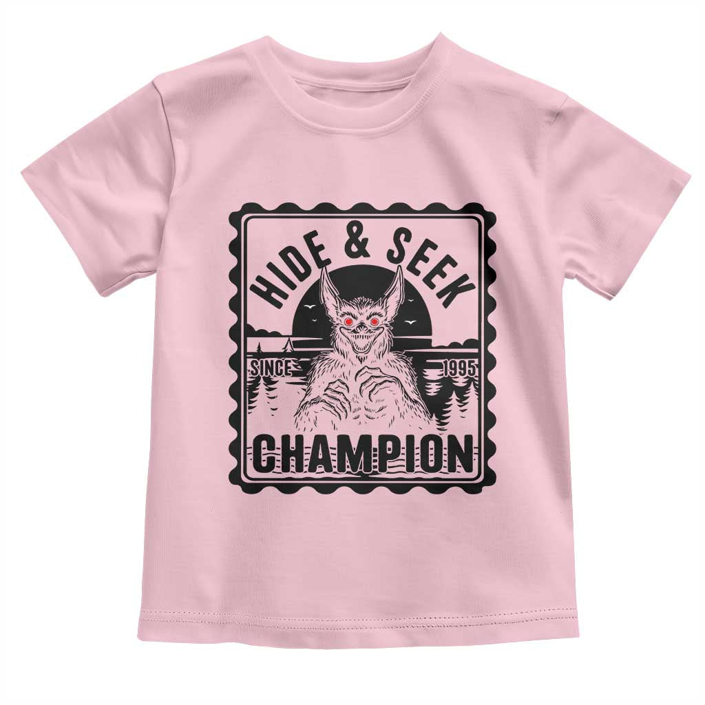 Chupacabra Hide And Seek Champion Since 1995 Toddler T Shirt Cryptid Gift - Wonder Print Shop