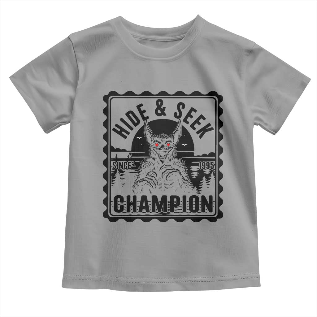 Chupacabra Hide And Seek Champion Since 1995 Toddler T Shirt Cryptid Gift - Wonder Print Shop