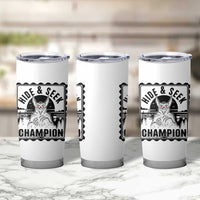 Chupacabra Hide And Seek Champion Since 1995 Tumbler Cup Cryptid Gift