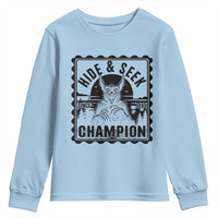 Chupacabra Hide And Seek Champion Since 1995 Youth Sweatshirt Cryptid Gift - Wonder Print Shop
