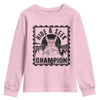 Chupacabra Hide And Seek Champion Since 1995 Youth Sweatshirt Cryptid Gift - Wonder Print Shop
