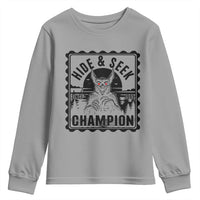 Chupacabra Hide And Seek Champion Since 1995 Youth Sweatshirt Cryptid Gift - Wonder Print Shop