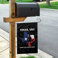 Chupacabra Texas Garden Flag Home Of El Chupacabra Gothic Horror Gift - Wonder Print Shop