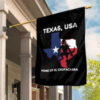 Chupacabra Texas Garden Flag Home Of El Chupacabra Gothic Horror Gift - Wonder Print Shop