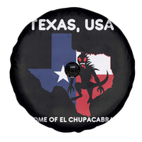Chupacabra Texas Spare Tire Cover Home Of El Chupacabra Gothic Horror Gift - Wonder Print Shop