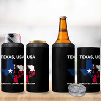Chupacabra Texas 4 in 1 Can Cooler Tumbler Home Of El Chupacabra Gothic Horror Gift